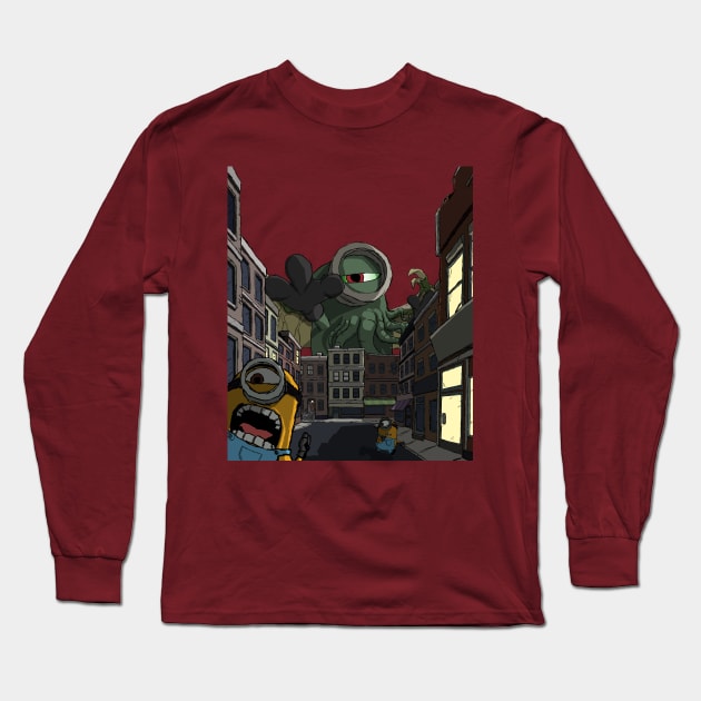 Min-Thulhu? Long Sleeve T-Shirt by vpdesign